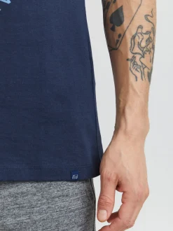 BLEND Herren Tanktop - BHAlvarez in blau