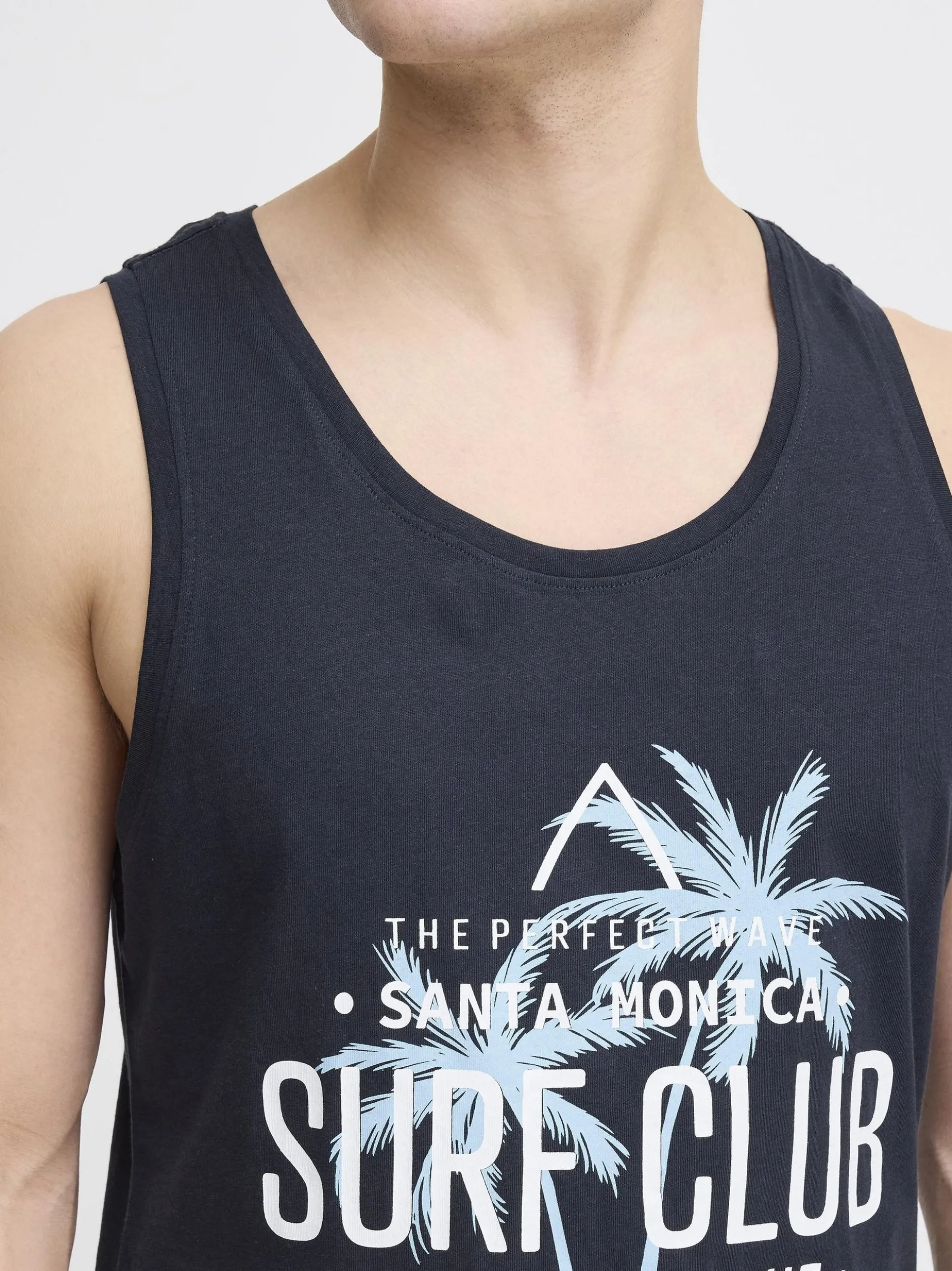 BLEND Herren Tanktop - BHCali in blau