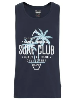 BLEND Herren Tanktop - BHCali in blau