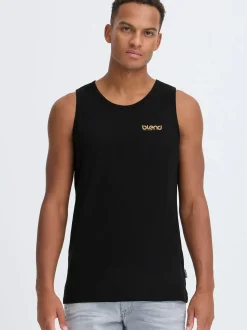 BLEND Herren Tanktop - BHFlok in schwarz