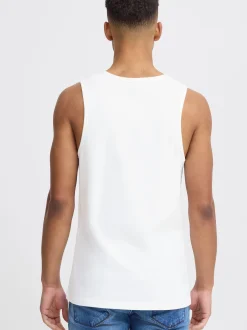 BLEND Herren Tanktop - BHHole in weiß