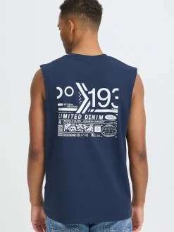 BLEND Herren Tanktop - BHSteax in blau