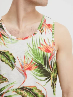 BLEND Herren Tanktop - BHTros in weiß