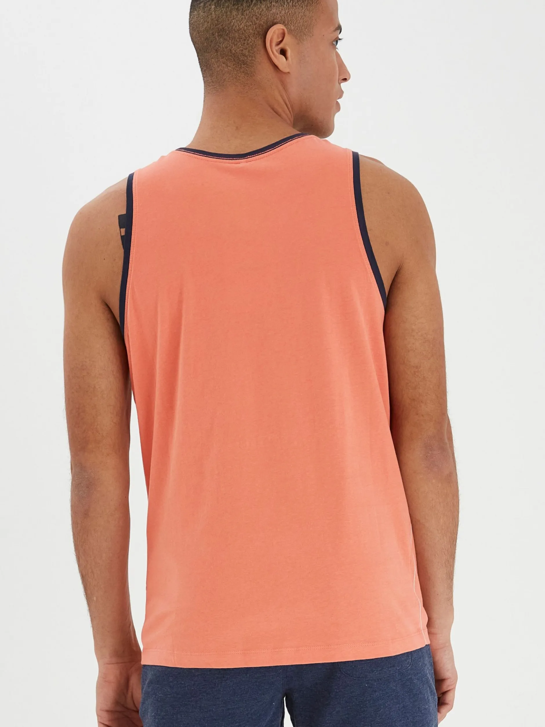 BLEND Herren Tanktop - BHWalex in aprikot