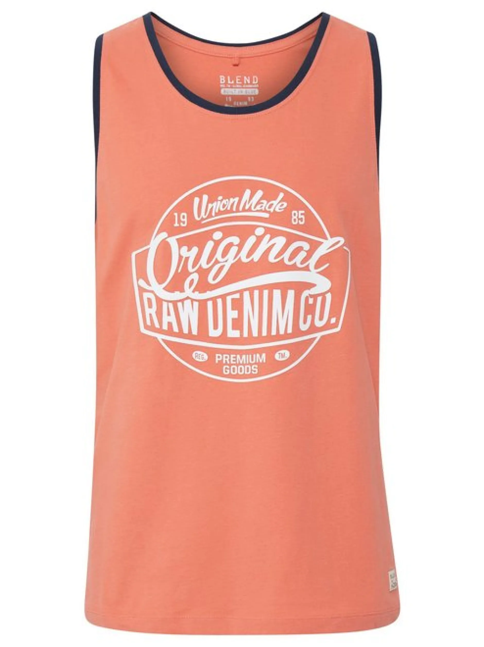 BLEND Herren Tanktop - BHWalex in aprikot