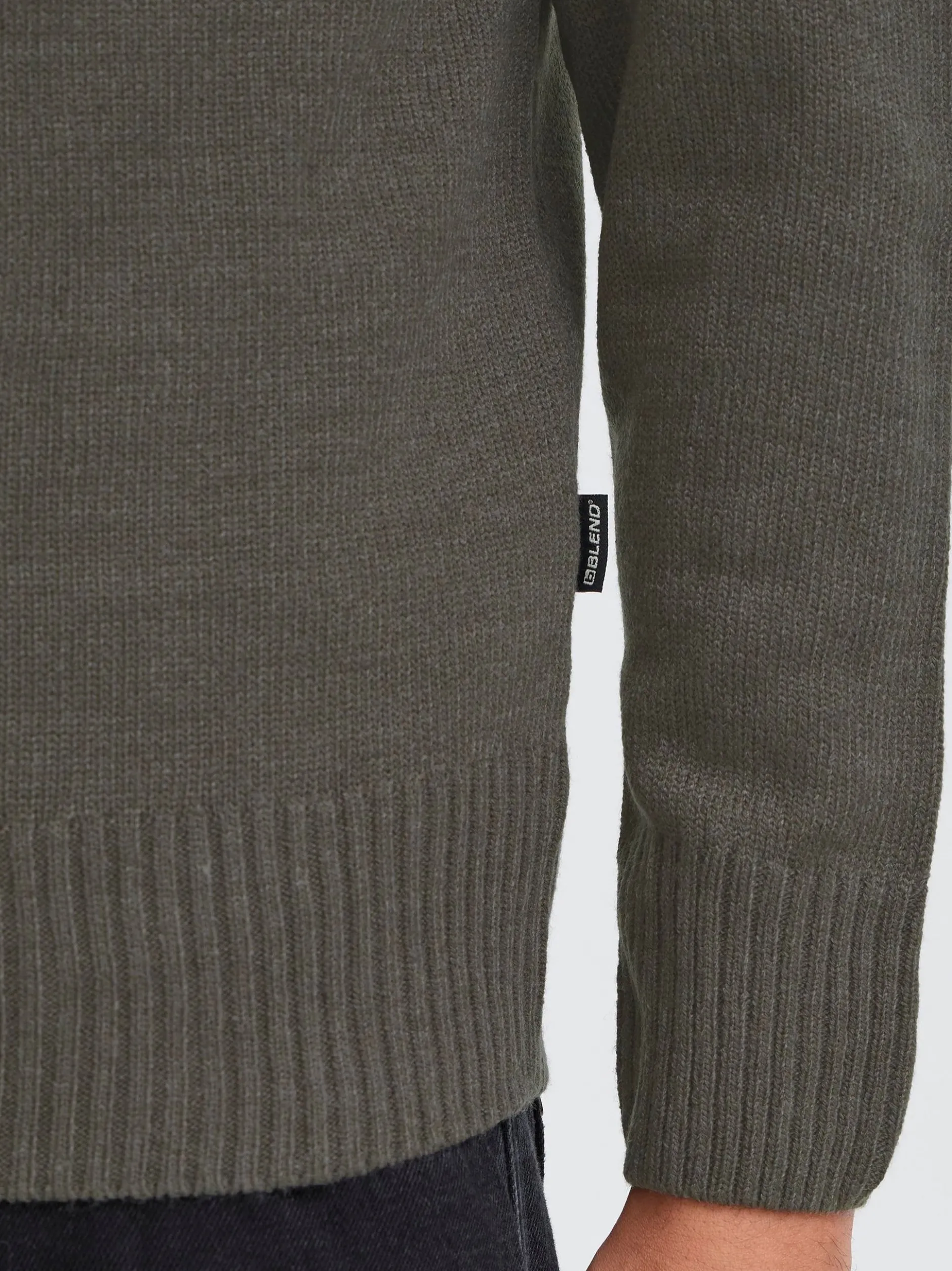 BLEND Herren Troyer - BHRyce in grau