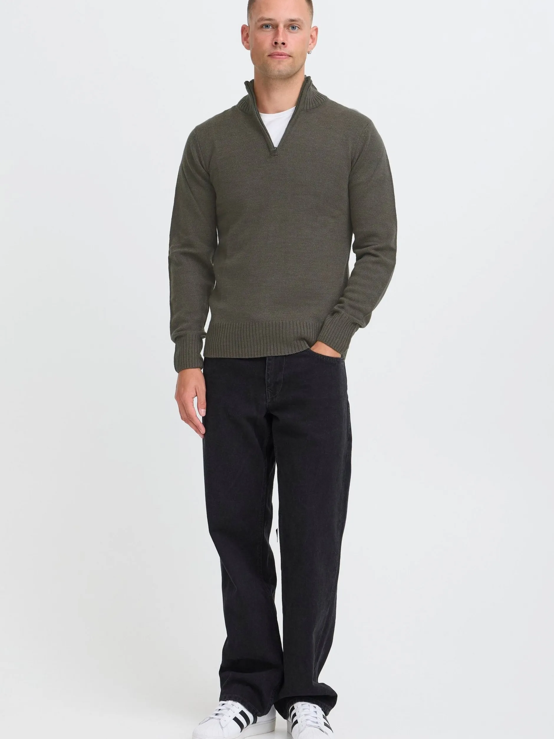 BLEND Herren Troyer - BHRyce in grau
