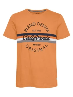 BLEND Herren T-Shirt - BHAdamus in orange
