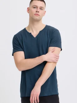 BLEND Herren T-Shirt - BHAshton in blau