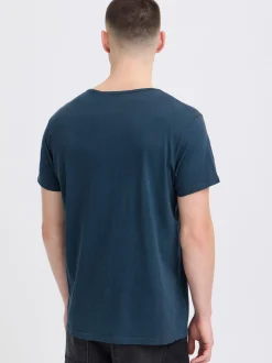 BLEND Herren T-Shirt - BHAshton in blau