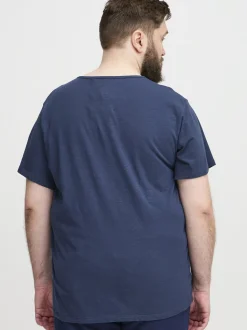 BLEND Herren T-Shirt - BHBTee Big & Tall in blau