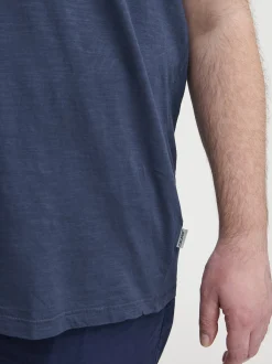 BLEND Herren T-Shirt - BHBTee Big & Tall in blau