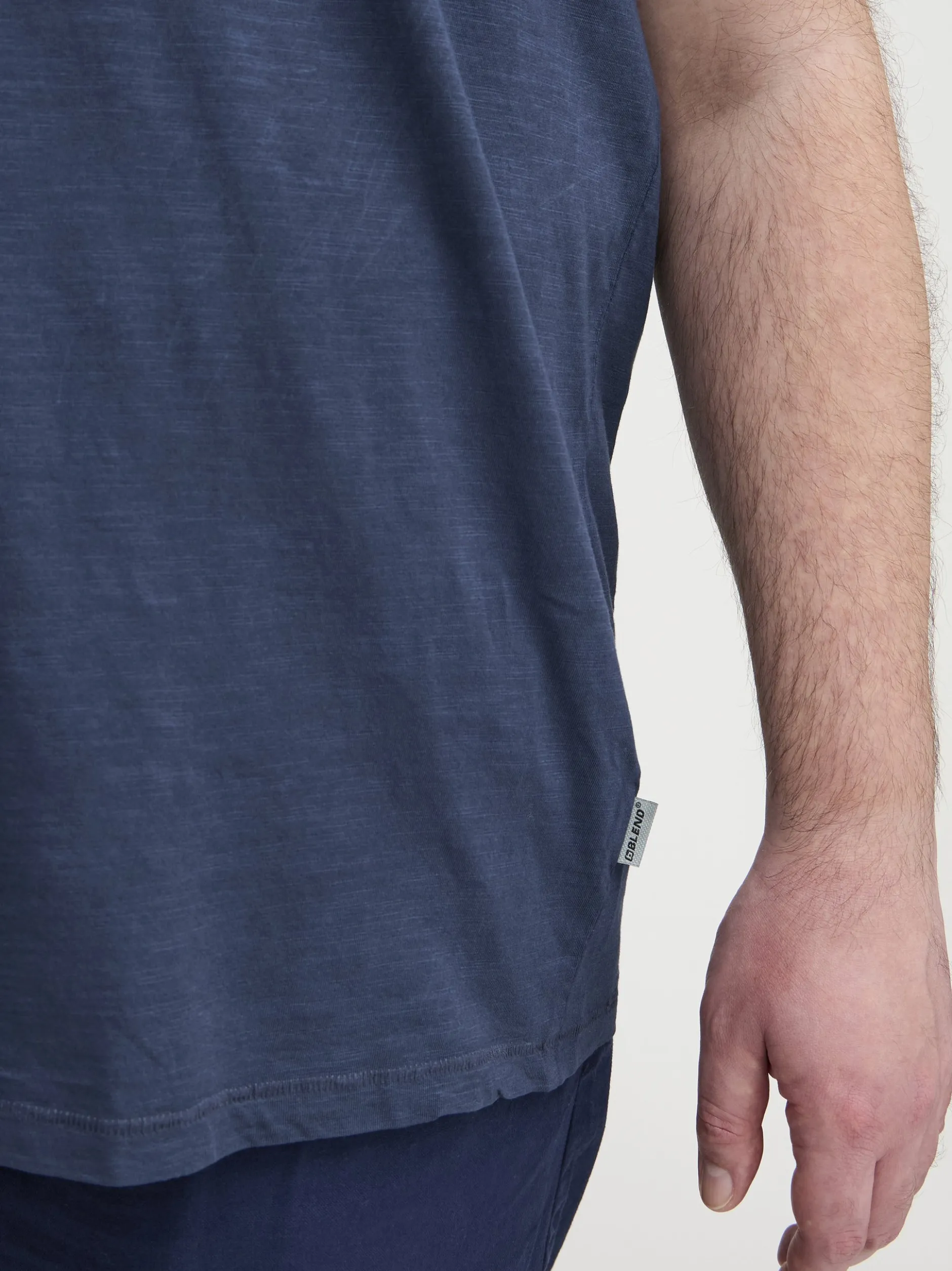 BLEND Herren T-Shirt - BHBTee Big & Tall in blau