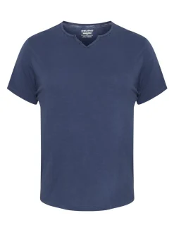 BLEND Herren T-Shirt - BHBTee Big & Tall in blau