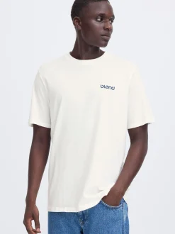 BLEND Herren T-Shirt - BHEmmet in weiß