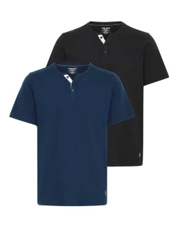 BLEND Herren T-Shirt - BHHoley in blau