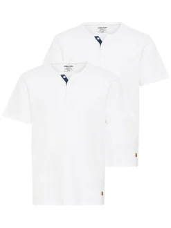 BLEND Herren T-Shirt - BHHoley in weiß