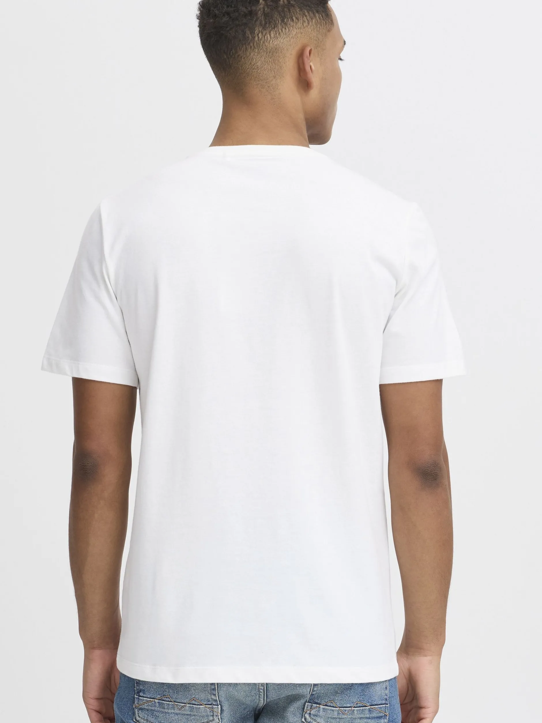 BLEND Herren T-Shirt - BHHoley in weiß