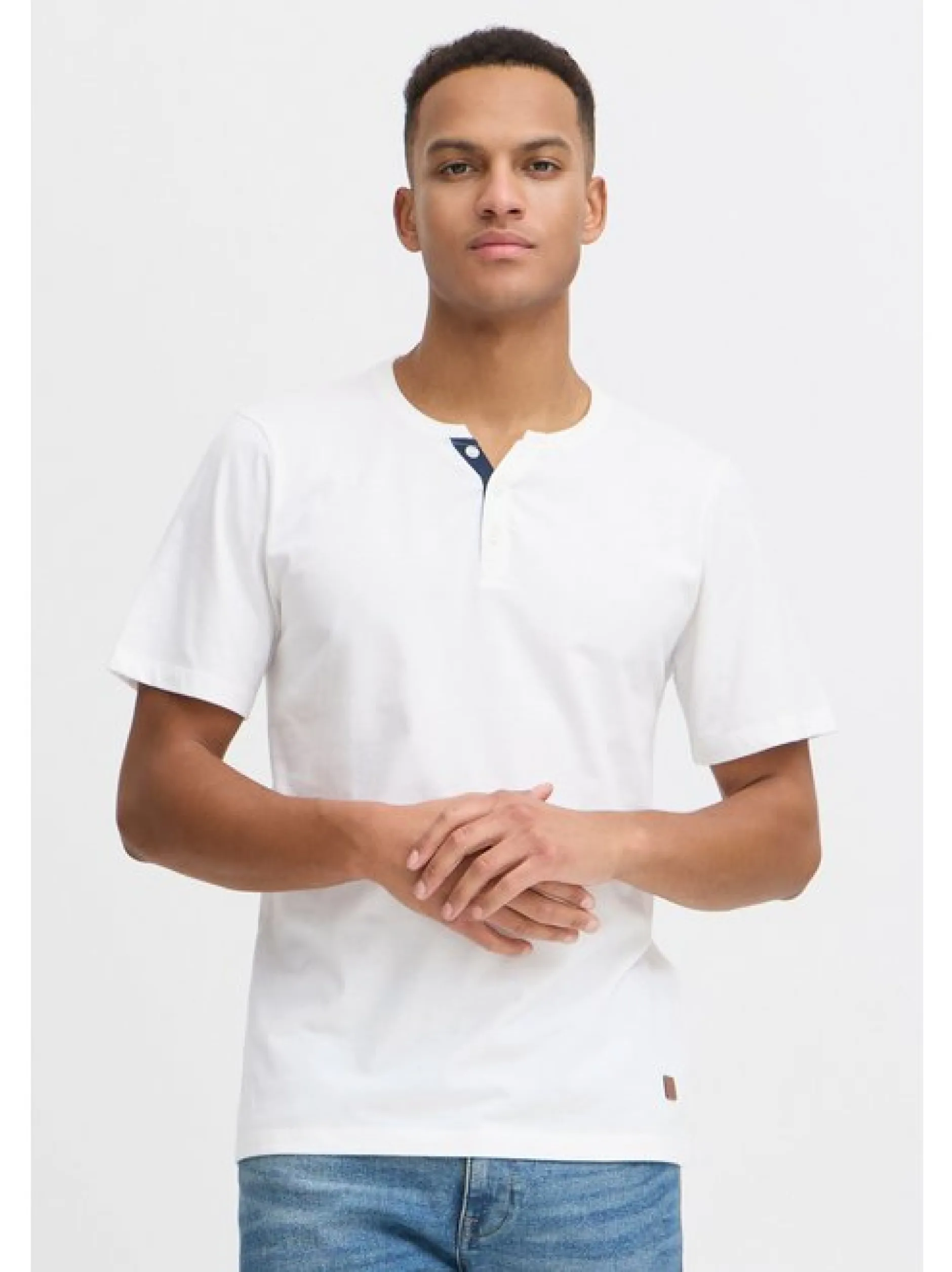 BLEND Herren T-Shirt - BHHoley in weiß