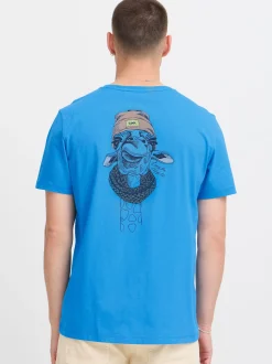 BLEND Herren T-Shirt - BHJackson in blau