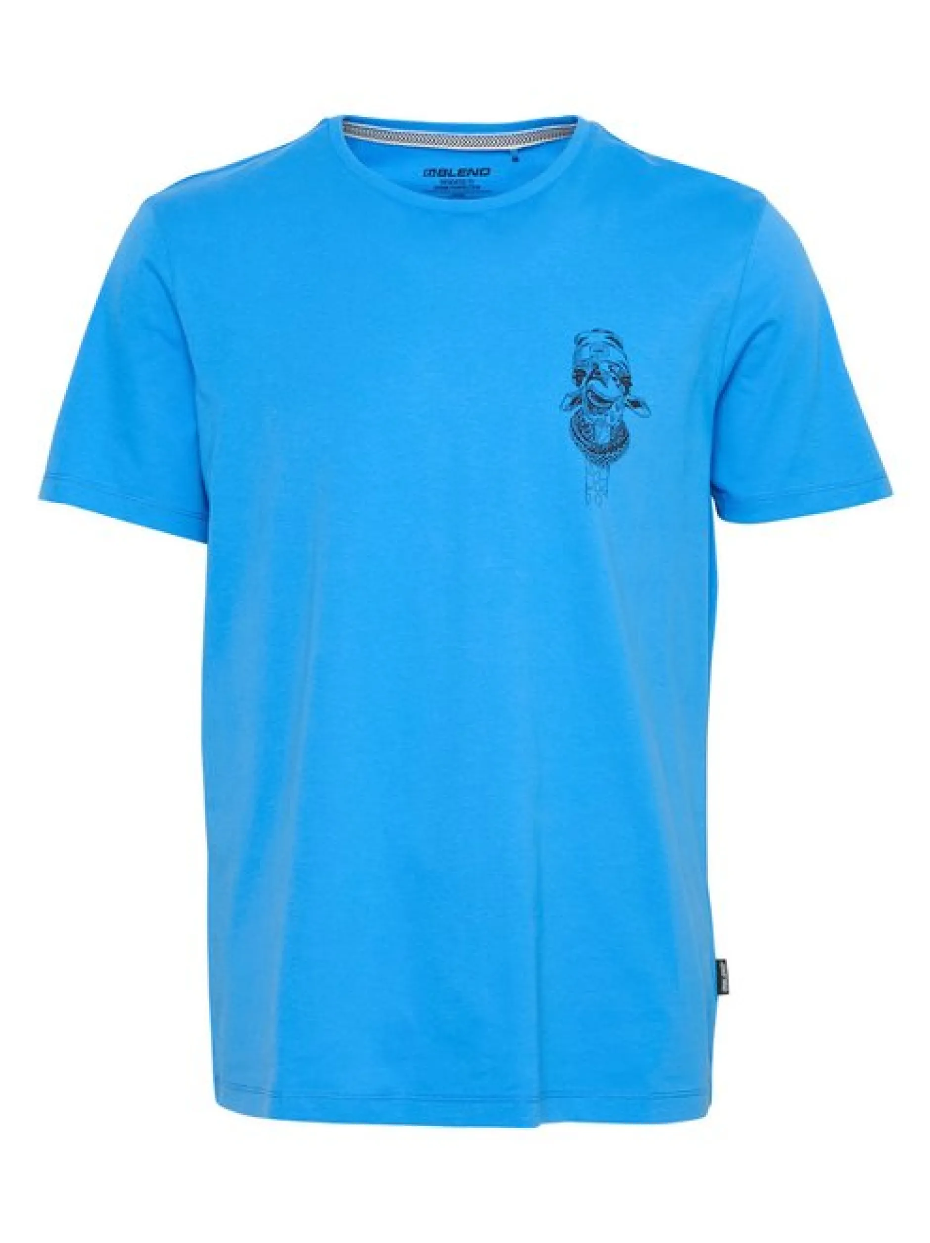 BLEND Herren T-Shirt - BHJackson in blau