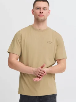 BLEND Herren T-Shirt - BHJamey in beige