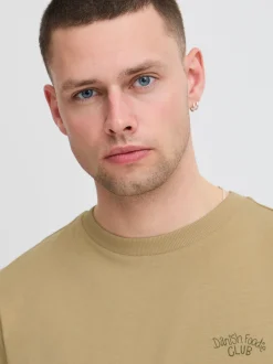 BLEND Herren T-Shirt - BHJamey in beige