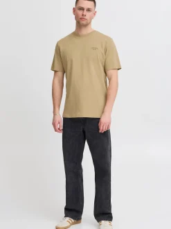 BLEND Herren T-Shirt - BHJamey in beige