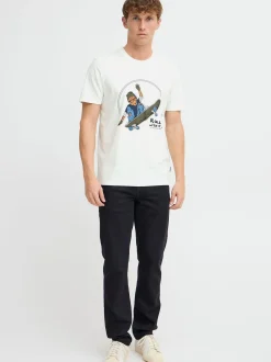BLEND Herren T-Shirt - BHJavor in weiß