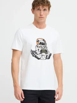 BLEND Herren T-Shirt - BHJavor in weiß