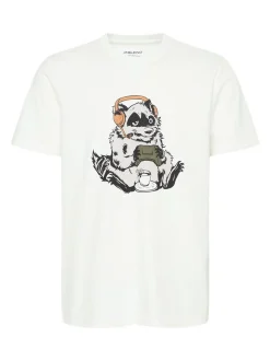 BLEND Herren T-Shirt - BHJavor in weiß