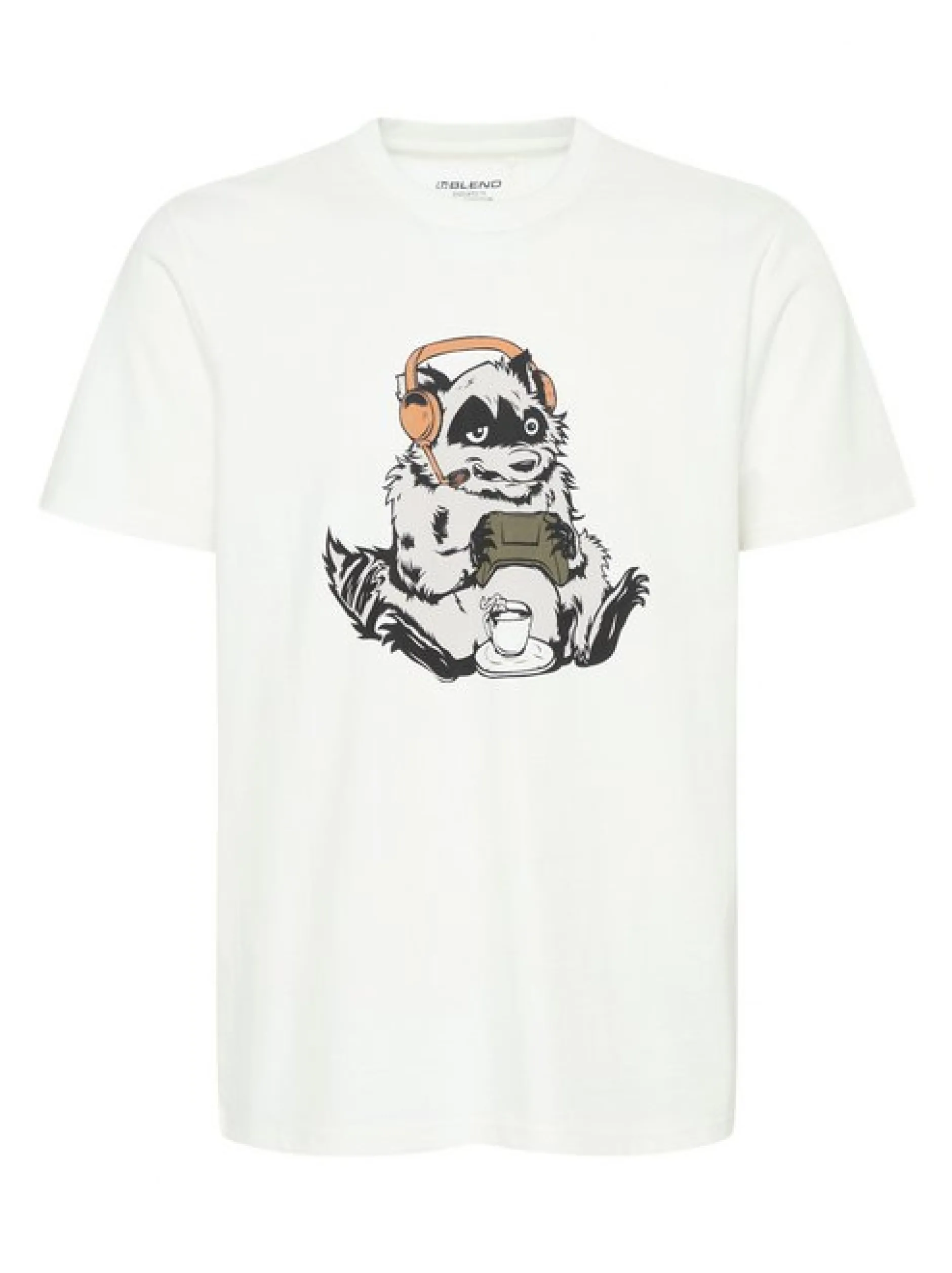 BLEND Herren T-Shirt - BHJavor in weiß