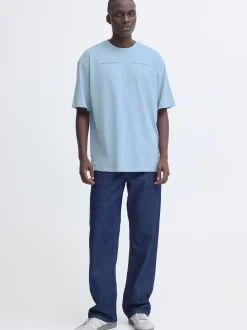 BLEND Herren T-Shirt - BHKeaton in blau