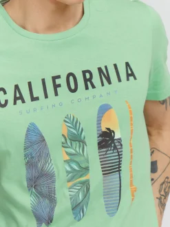 BLEND Herren T-Shirt - BHOrin in grün