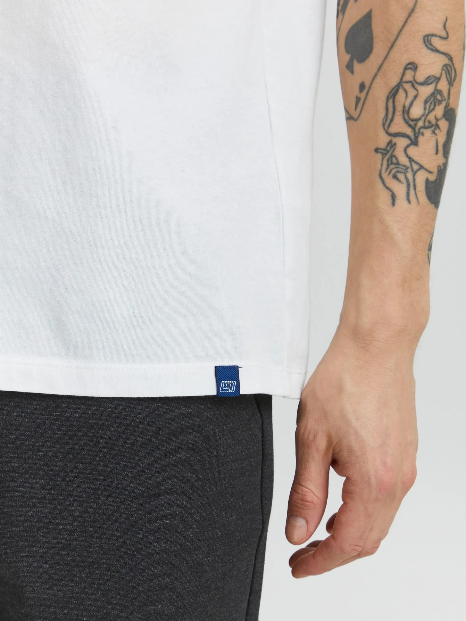 BLEND Herren T-Shirt - BHOrtwin in weiß
