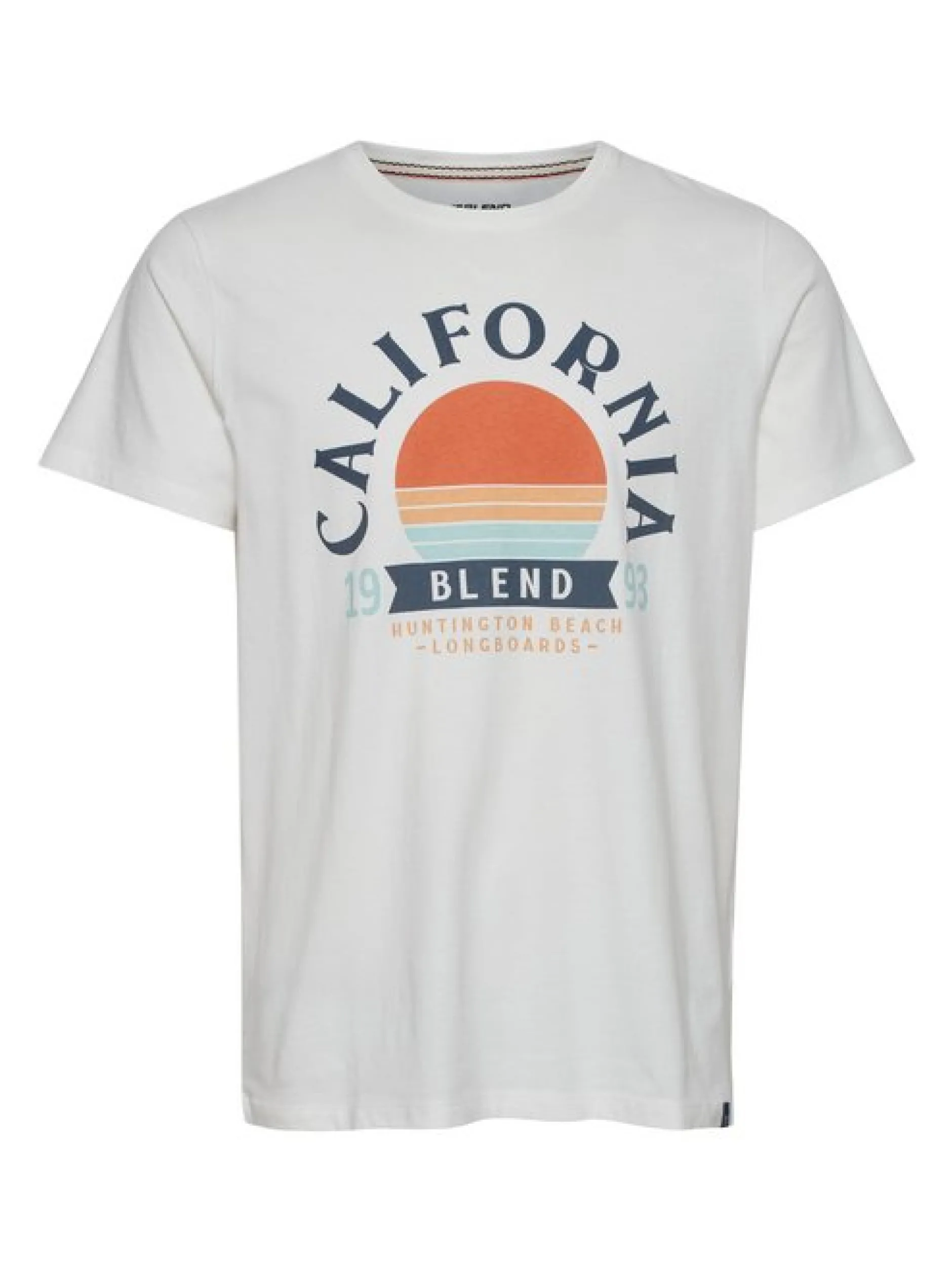 BLEND Herren T-Shirt - BHOrtwin in weiß