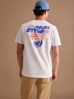 BLEND Herren T-Shirt - BHSun in ecru