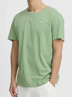 BLEND Herren T-Shirt - BHTee 3er-Pack in lind