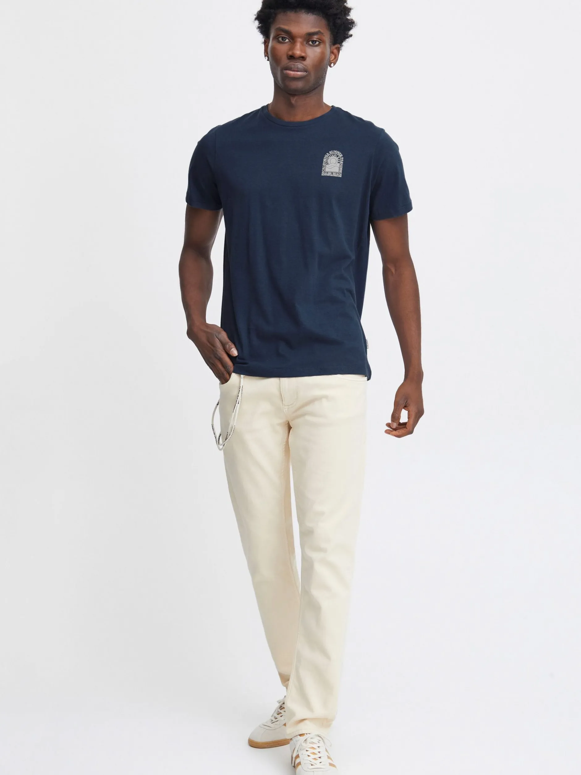 BLEND Herren T-Shirt - BHTee in blau