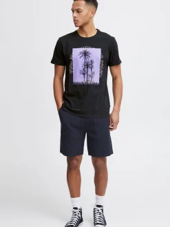 BLEND Herren T-Shirt - BHTee in schwarz