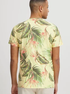 BLEND Herren T-Shirt - BHTromas in gelb