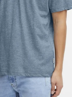 BLEND Herren T-Shirt - BHWilton in blau