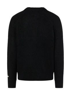 BLKVIS Herren Pullover mit Woll-Anteil in schwarz