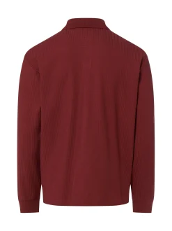 BLKVIS Herren Strick-Poloshirt in kastanie