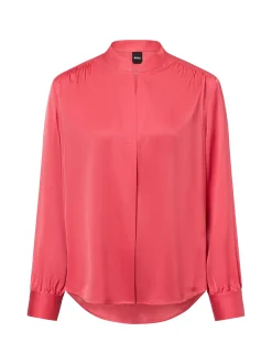 BOSS Damen Bluse aus Seide - Banora18 in koralle