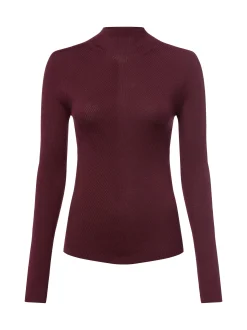 BOSS Damen Strickpullover - Foliora in aubergine