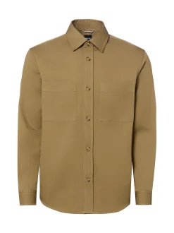BOSS Herren Overshirt - Owen in oliv - Ausschnitt: Kent