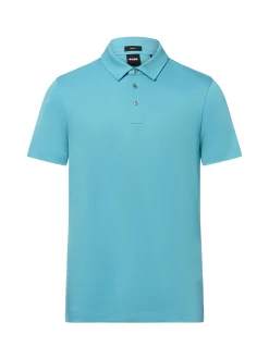 BOSS Herren Poloshirt - Palosh in aqua - Ärmel: kurzarm