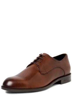 BOSS Herren Schnürschuhe aus Leder - Tayil in nougat