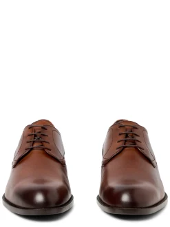 BOSS Herren Schnürschuhe aus Leder - Tayil in nougat